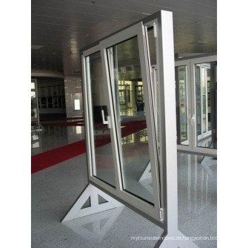 Hochwertiges Aluminium Tilt &amp; Turn Low E Doppelglas Vertikal Windows